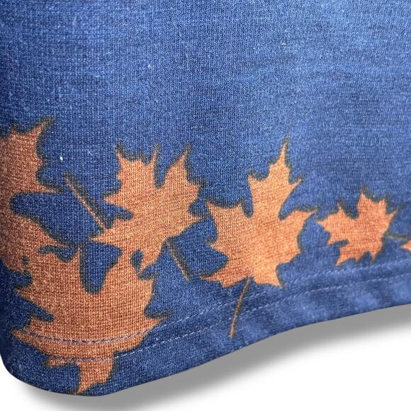 Yumi Owl Woodland Print Peter Pan Collar Dress Navy Cream Size 6/8 Forestcore - Picture 8 of 13